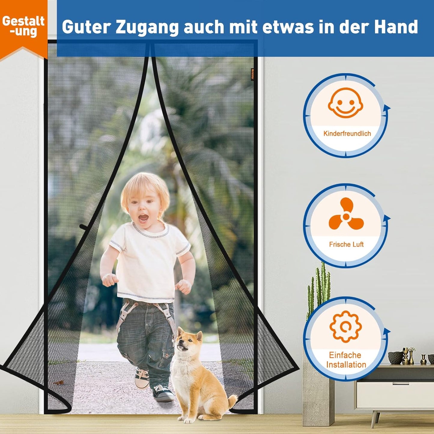 ASIAKASPALAUTUS - Verkko-ovi 110x210 cm