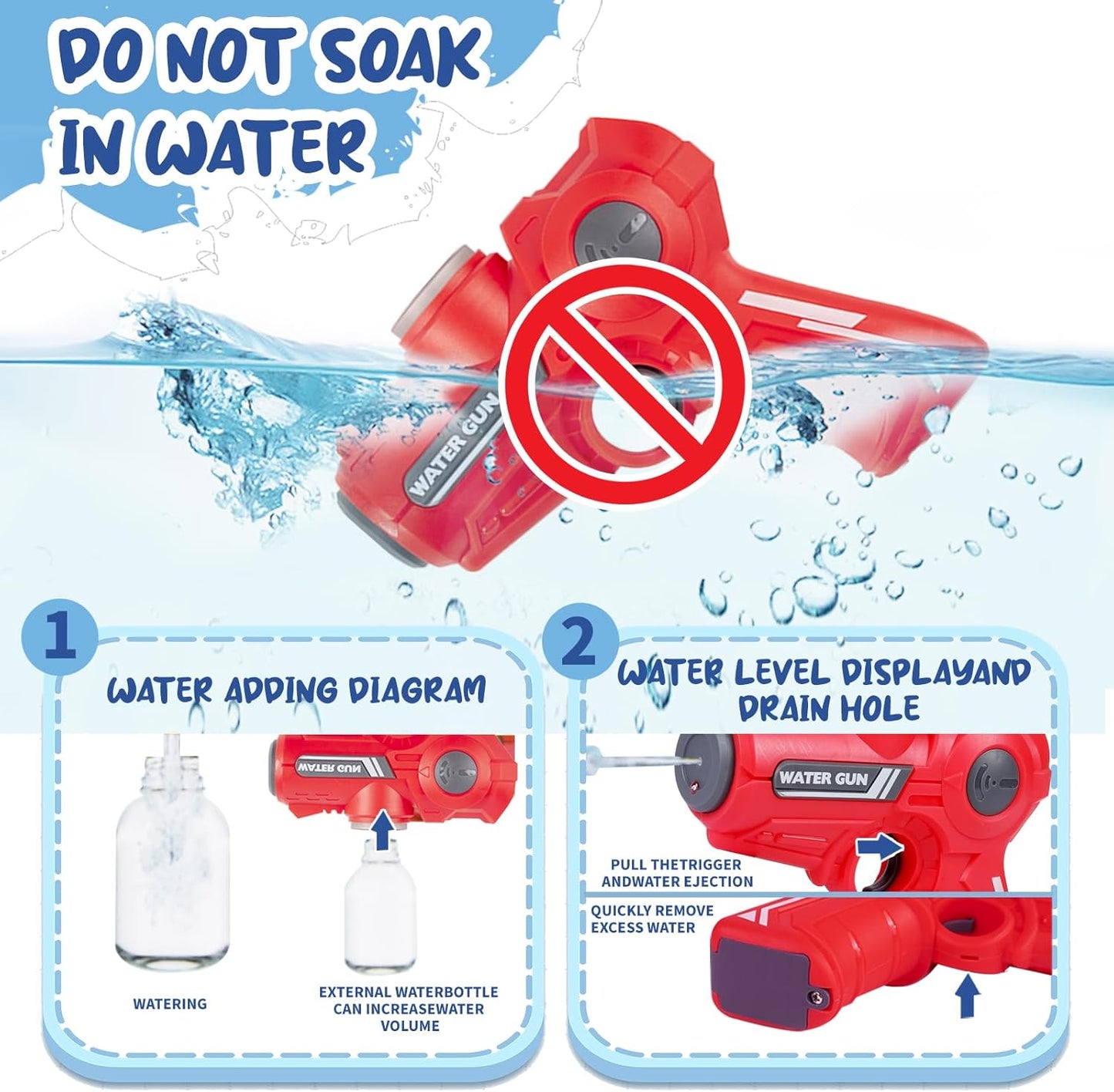 ASIAKASPALAUTUS - Lasten vesilelu (ladattavalla akulla)