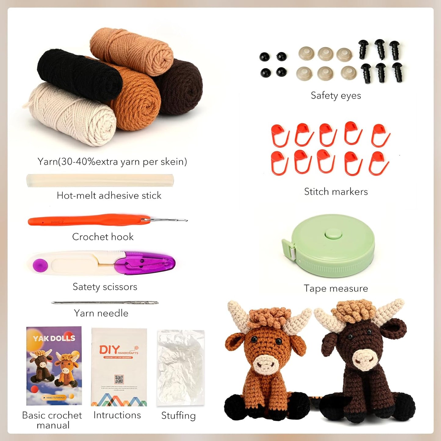 ASIAKASPALAUTUS - DIY Virkkaussetti